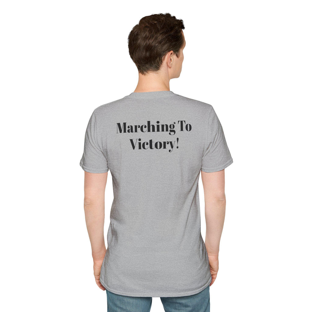 New Orleans Saints -Marching to Victory- Fan T-Shirt - Bulldog Mascot