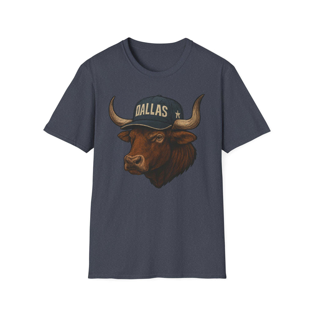 Dallas -Americas Team- T-Shirt - Longhorn Mascot-  Sports Fans