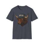 Dallas -Americas Team- T-Shirt - Longhorn Mascot-  Sports Fans
