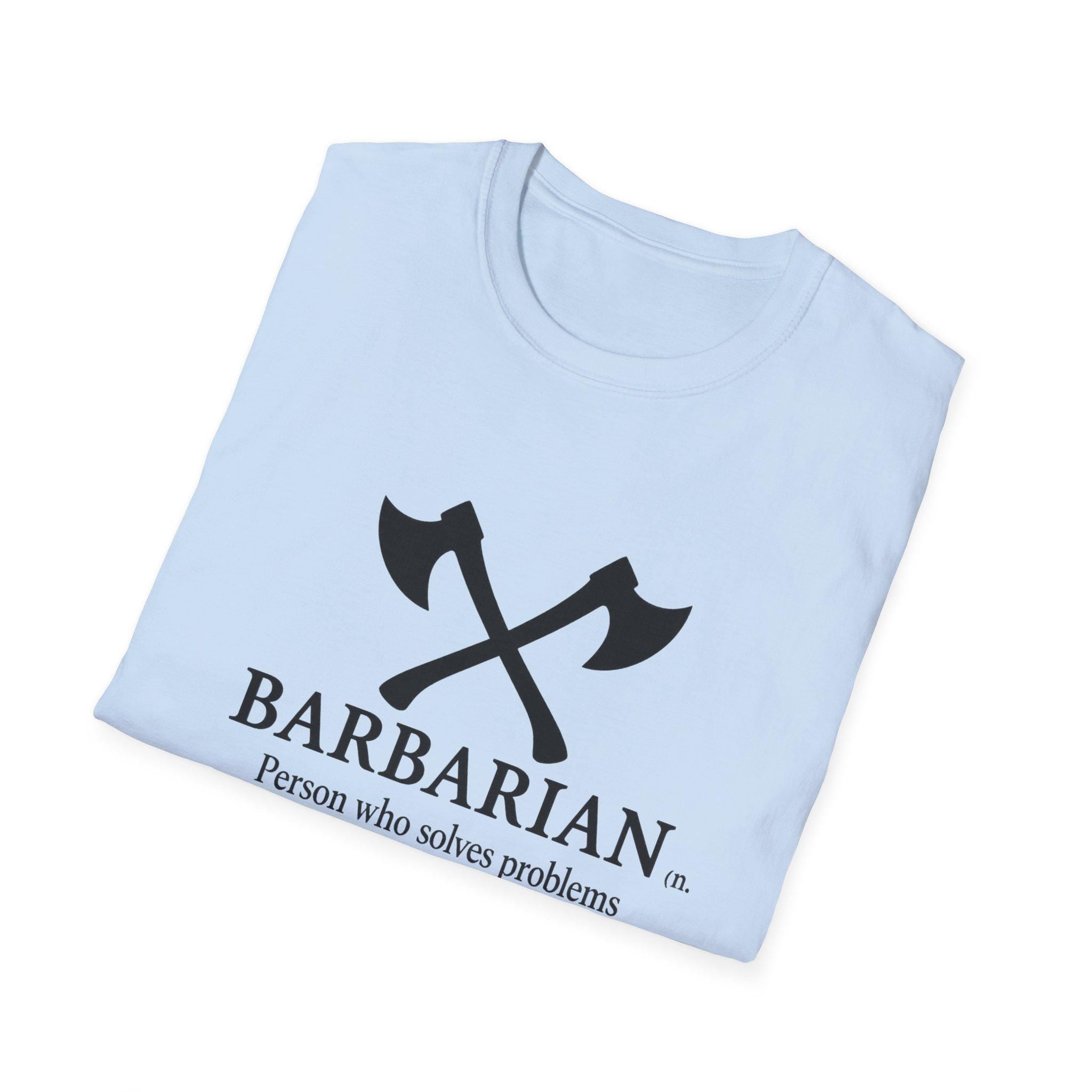 Barbarian Definition T-Shirt - Funny Dungeons and Dragons Tee