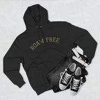 Adventure-Inspired Fleece Hoodie, Roam Free, Cozy Outdoor Apparel, Great for Camping, Travel, Nature Lovers, Gift Idea