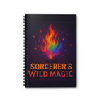 Sorcerer's Wild Magic Spiral Notebook - Magical Journal, RPG Journal, Sketchbook, Battle Planner, Dungeons & Dragons