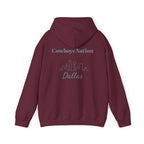 Dallas -Cowboy Nation!- Hoodie - Longhorn Mascot, Dallas Cowboys Nation Hoodie, Sports Fan Apparel, Game Day Outfit