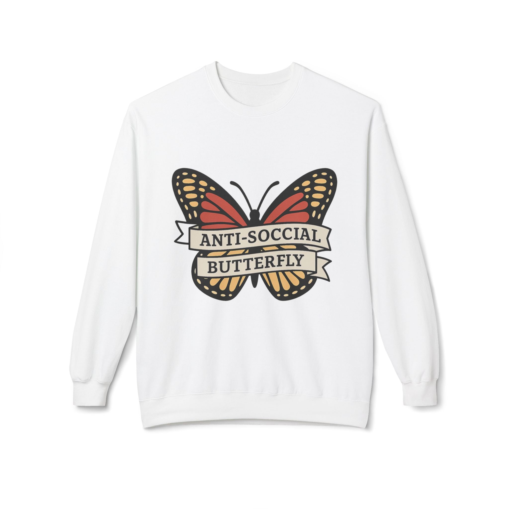 Anti-Social Butterfly Crewneck Sweatshirt