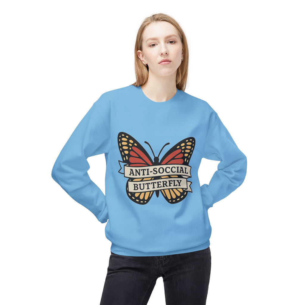Anti-Social Butterfly Crewneck Sweatshirt