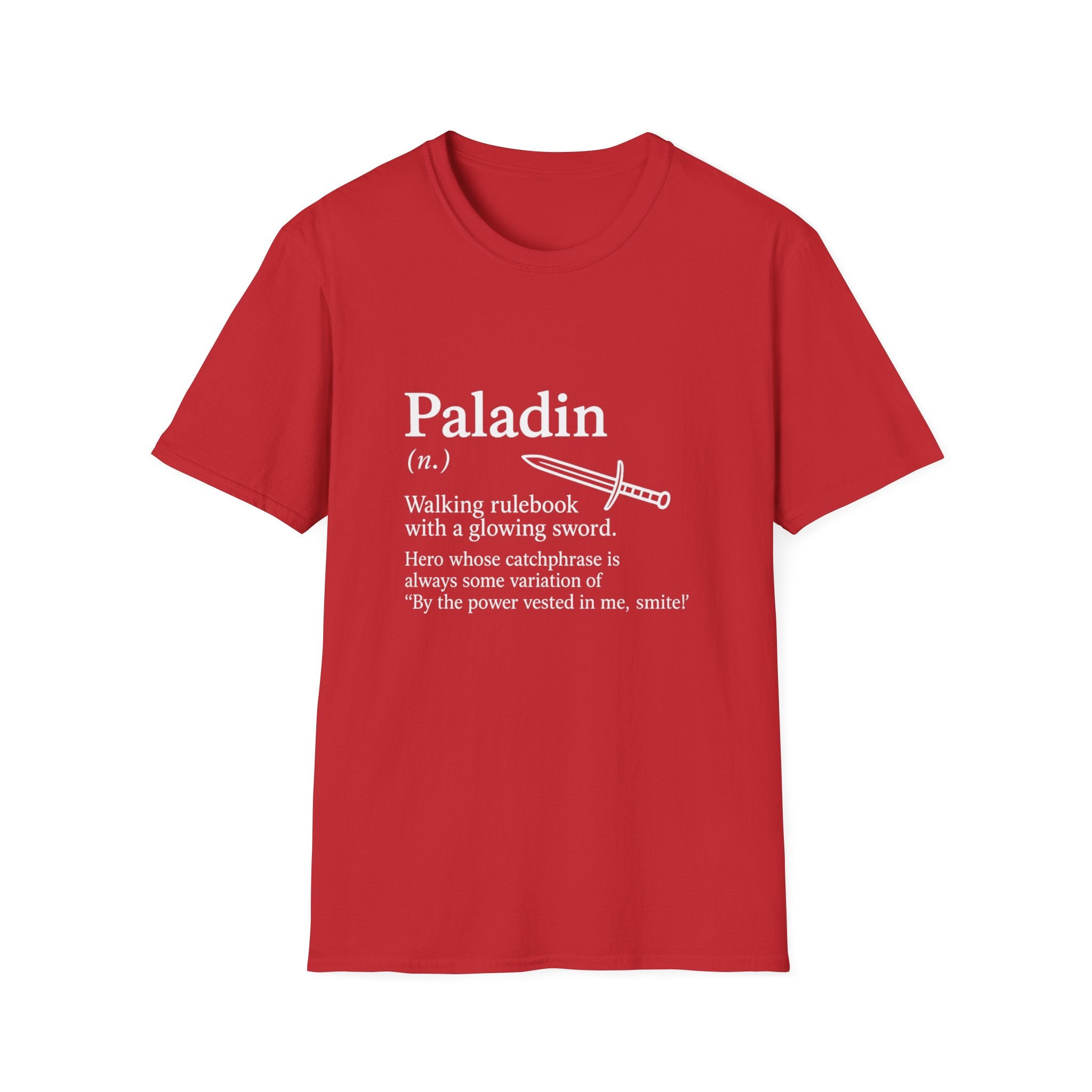 Paladin Class T-Shirt - Funny Dungeons & Dragons Tee