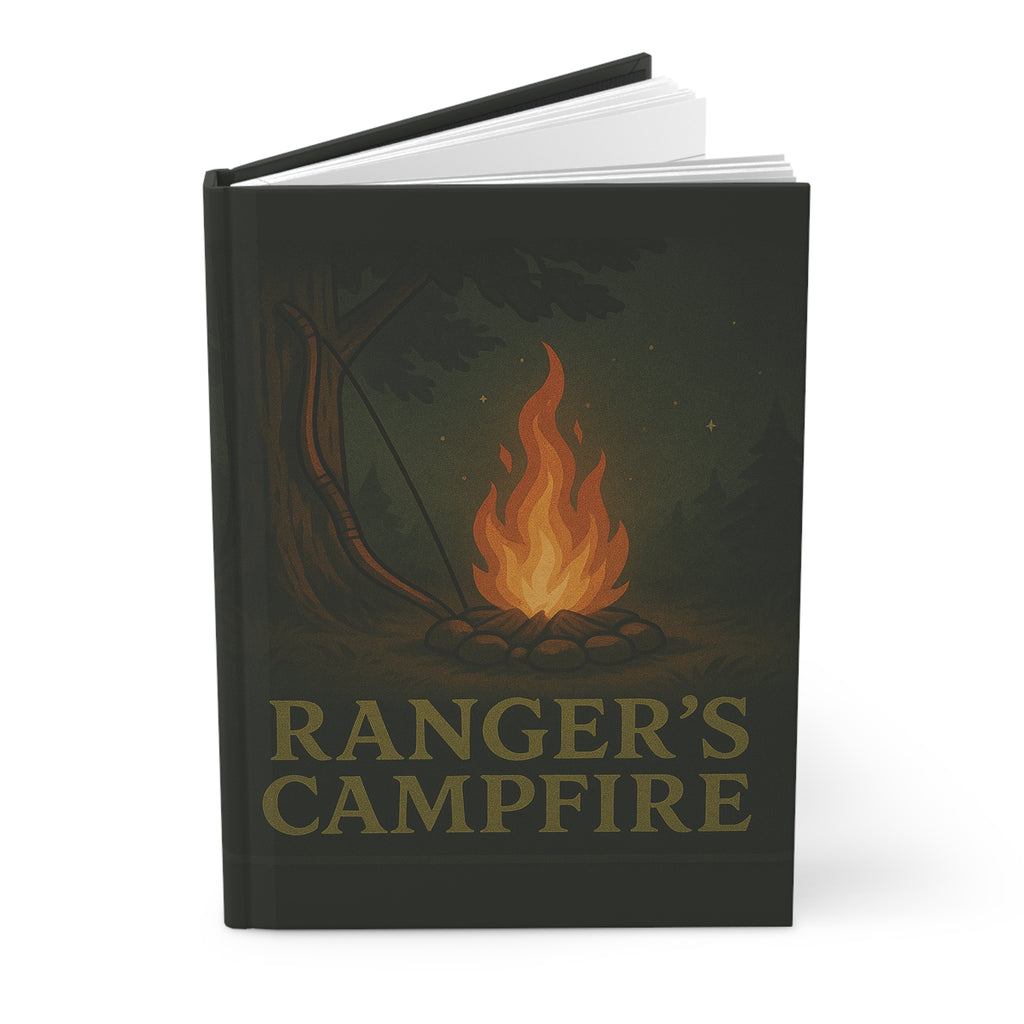Rangers Campfire Hardcover Notebook - Tabletop RPG Diary, D&D Campaign Notebook, Battle Notebook, Game Master Journal, RPG Campaign Log