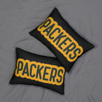 Packers Throw Pillow - Green & Gold Football Fan Decor, Game Day Cushion, Sports Gift, Fan Merchandise, Game Day Accent
