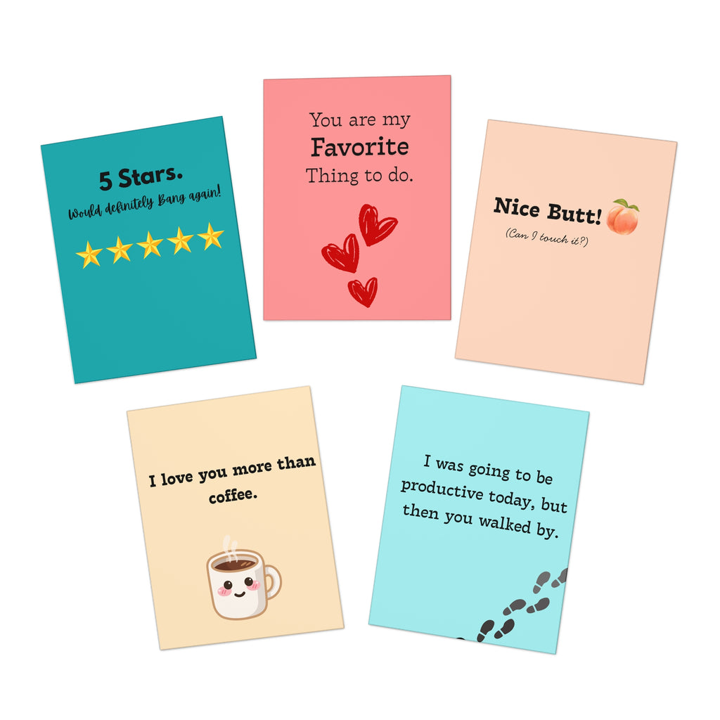 Sassy & Sweet Humorous Greeting Cards (5-Pack)