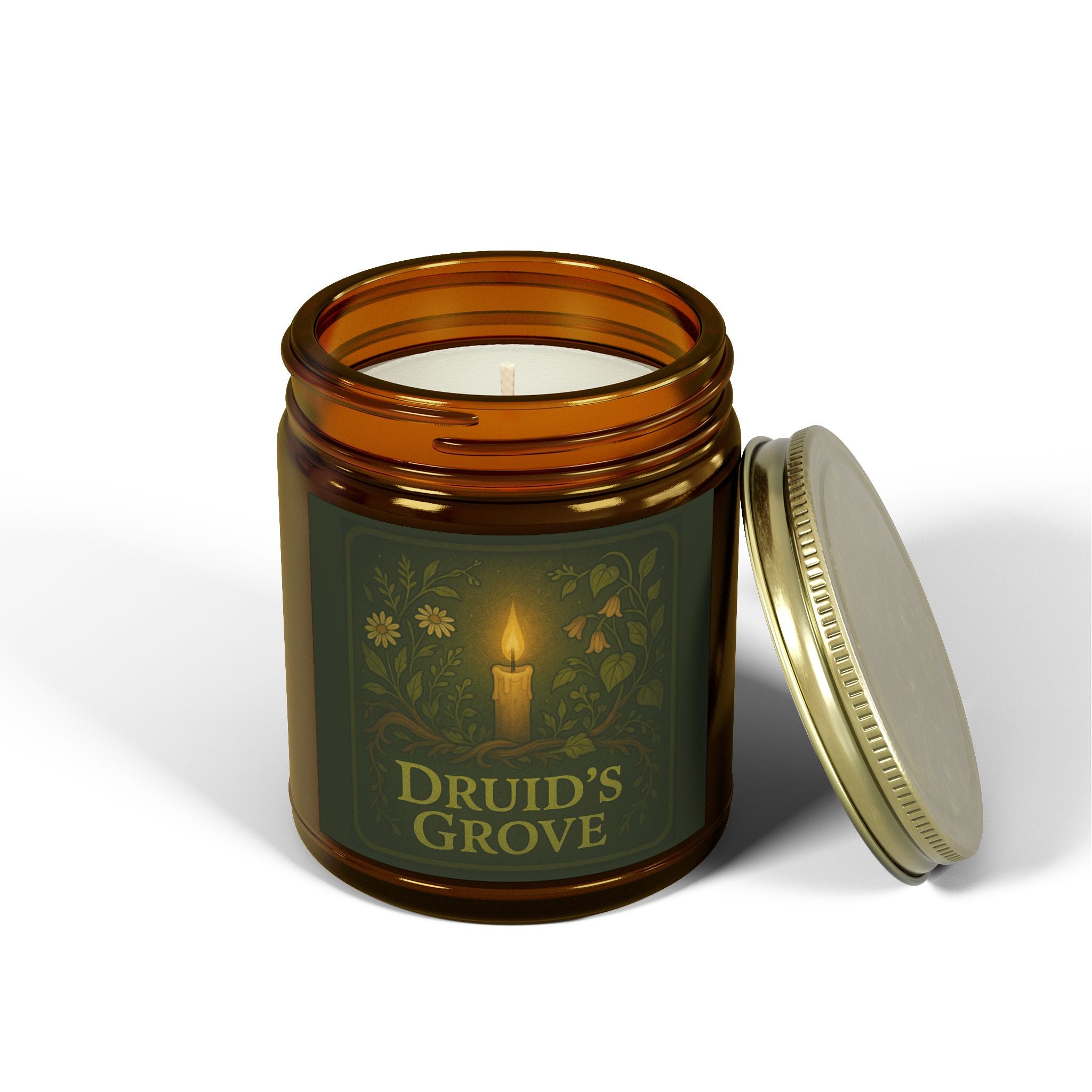 Druid's Grove - Dungeons and Dragons Inspired Candle