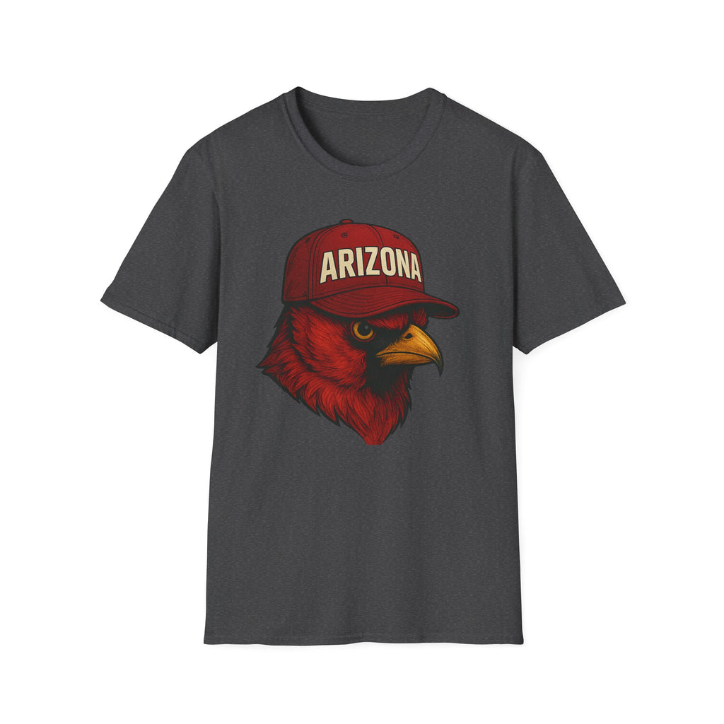 Arizona Cardinals -Rise Up Red Sea- Fan T-Shirt - Cardinal Mascot