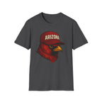Arizona Cardinals -Rise Up Red Sea- Fan T-Shirt - Cardinal Mascot