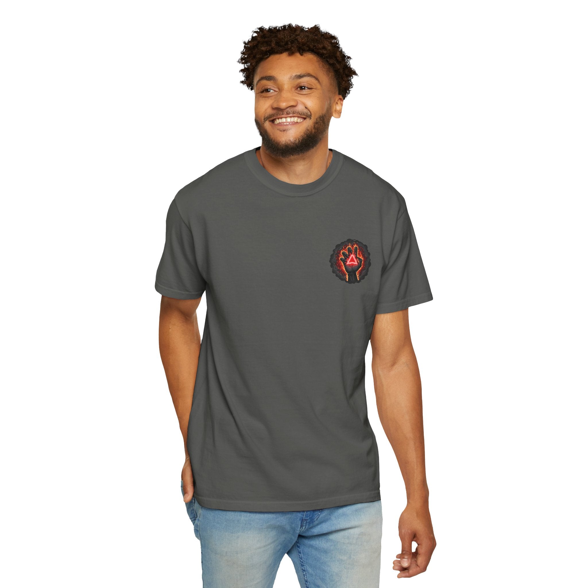 Red Mana Graphic T-Shirt — Magic The Gathering Inspired Tee