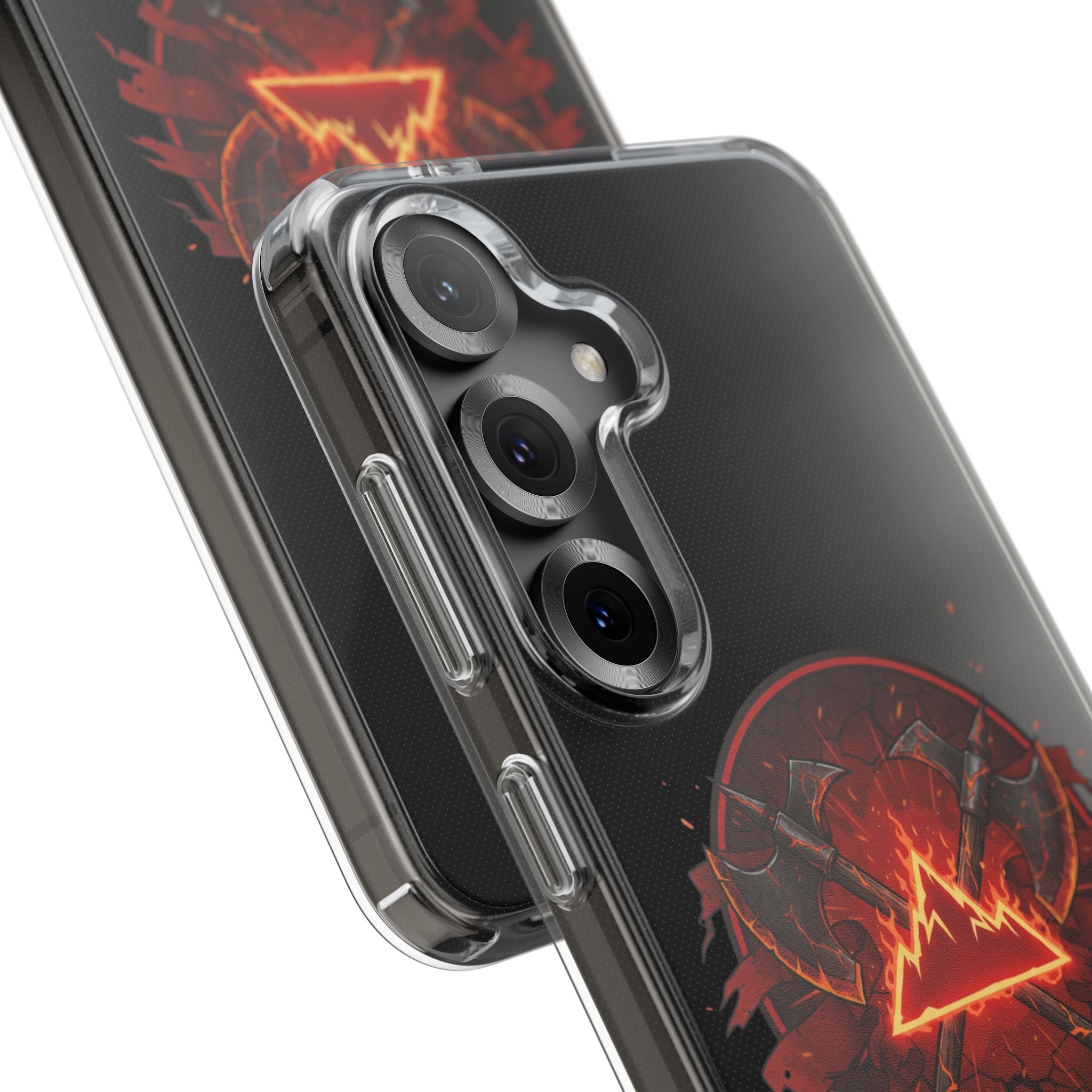 Red Mana Magic The Gathering Inspired Design - Impact-Resistant Phone Case