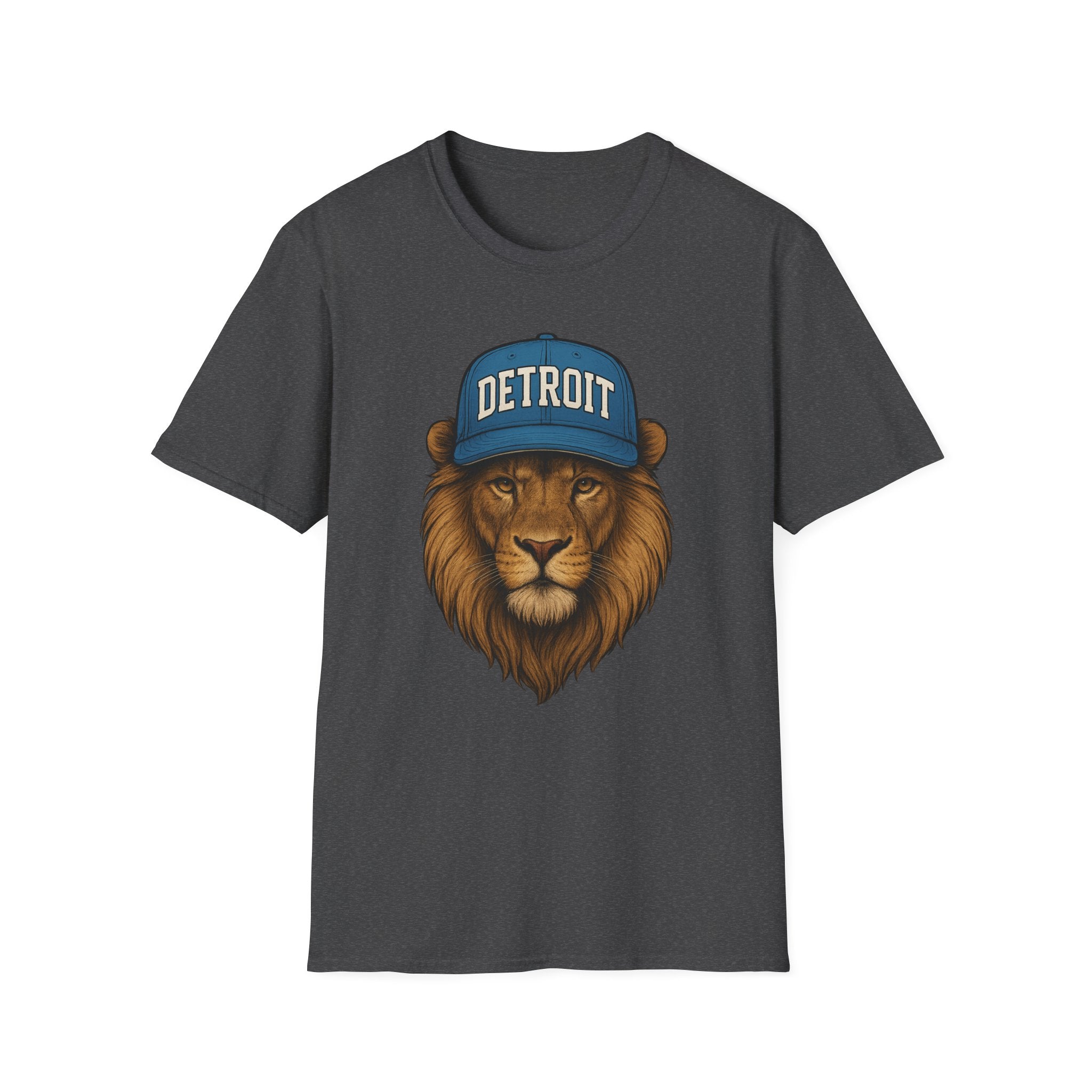 Detroit -Detroit Vs. Everyone- Lions Fan T-Shirt - Lion Mascot