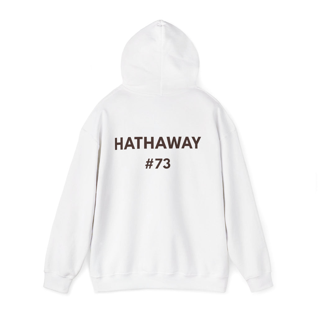 Football Player Personalized Hoodie - Custom Name & Number