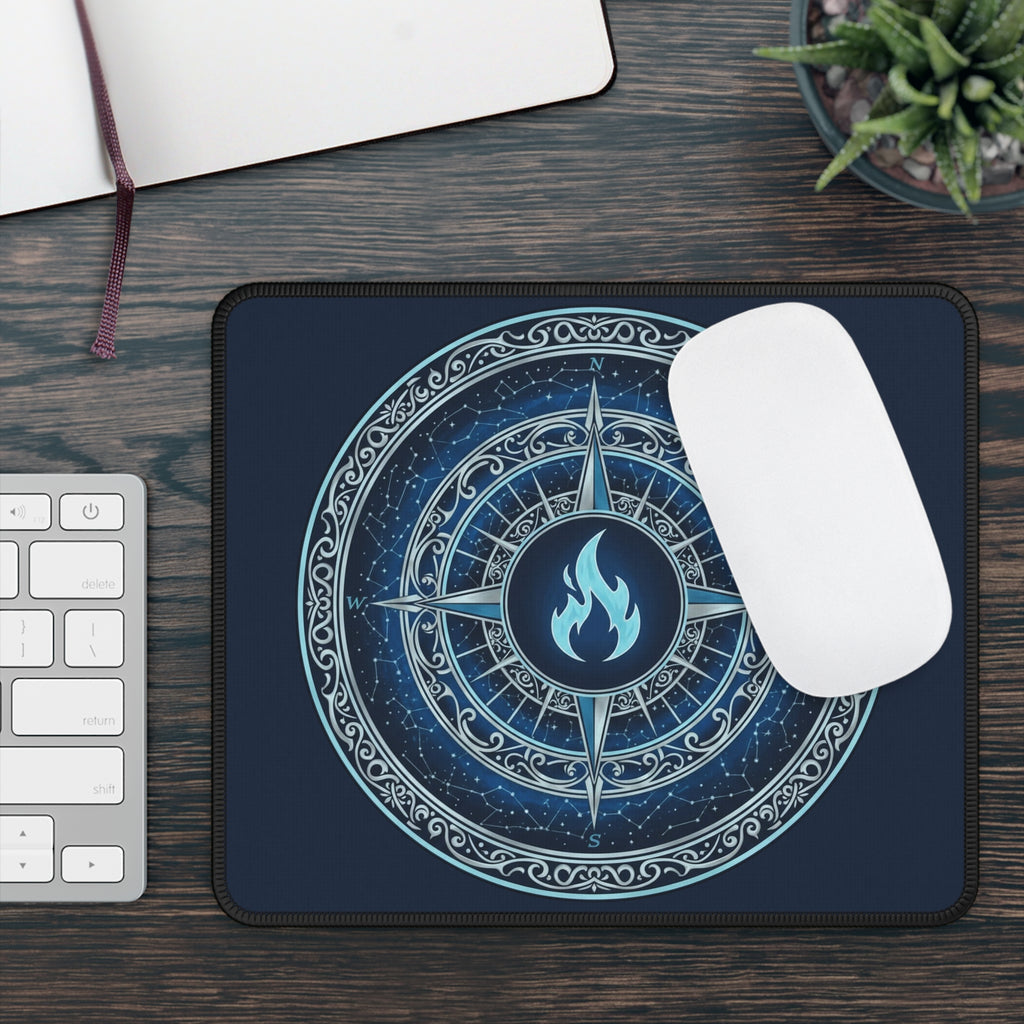 Blue Mana Gaming Mouse Pad – Magic the Gathering Inspired | RPG Desk Mat | Gamer Setup Accessory | Arcane Strategy Design