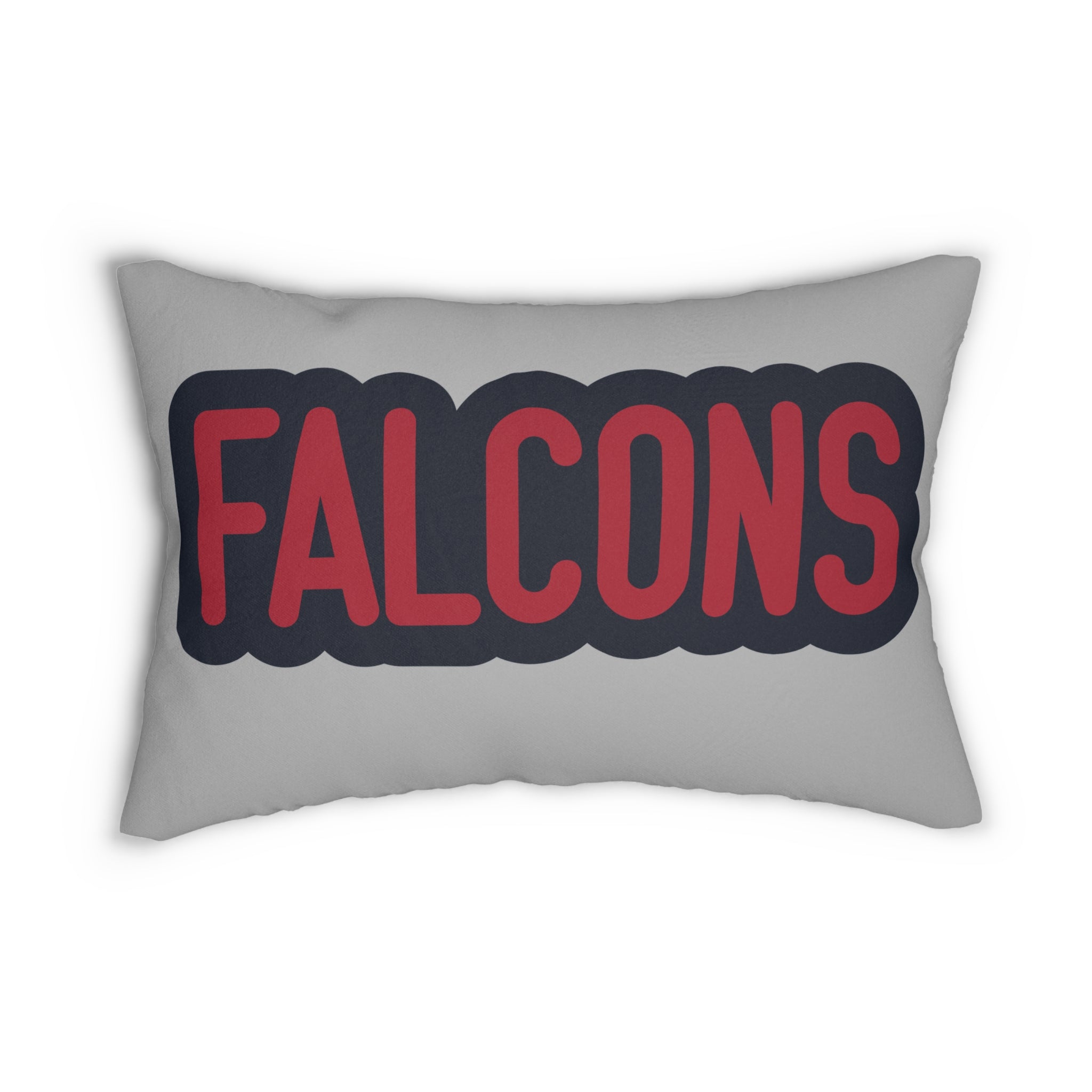 Falcons Throw Pillow - Red & Black Football Fan Cushion, Game Day Home Décor, Sports Gift, Cozy Sports Decor, Gifts for Fans, Game Day Decor