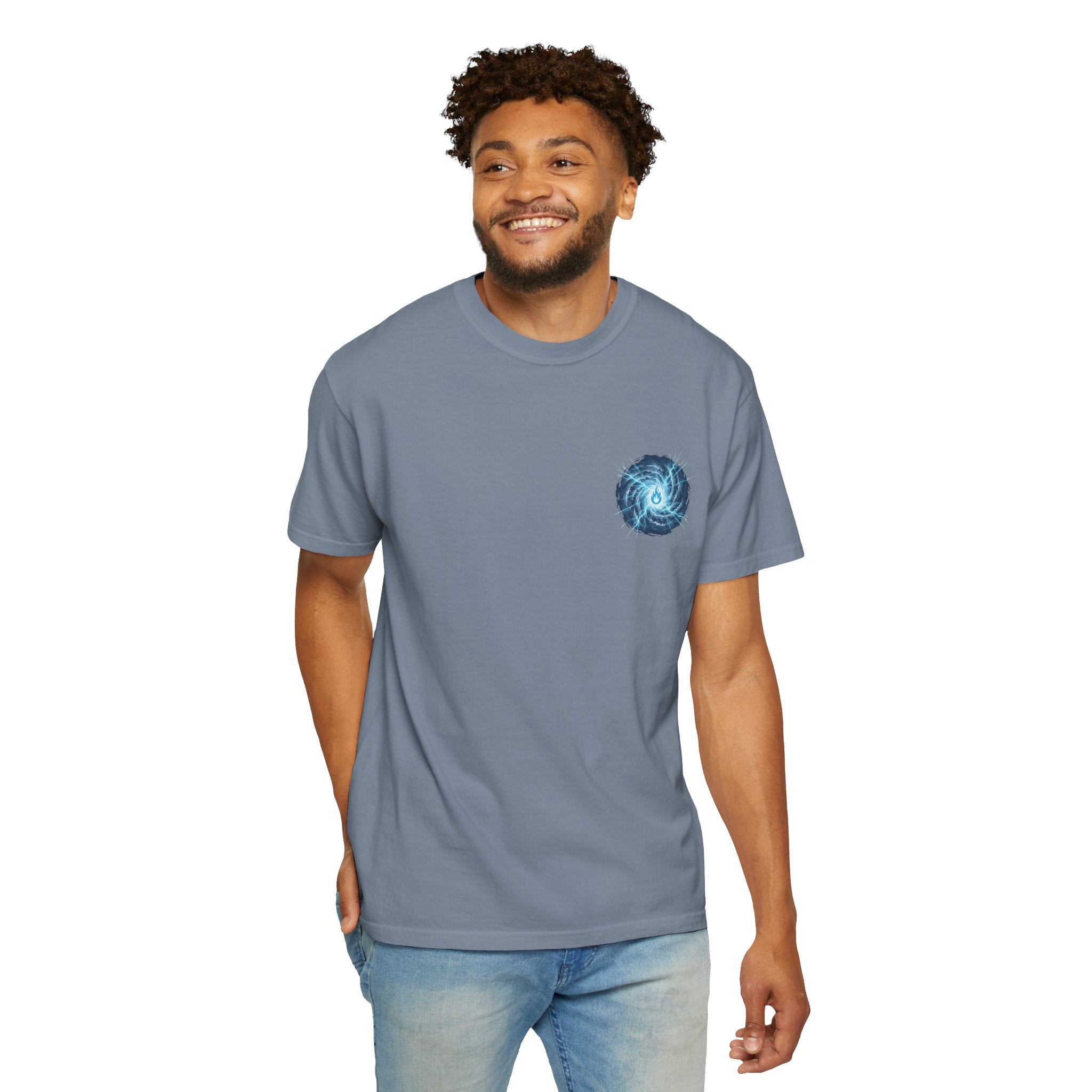 Blue Mana Magic T-shirt — Magic The Gathering Inspired Tee