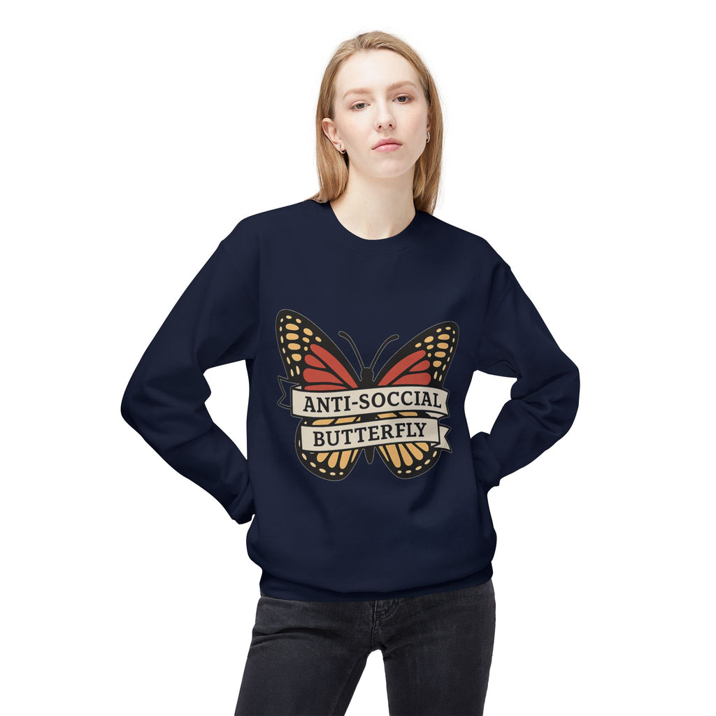 Anti-Social Butterfly Crewneck Sweatshirt