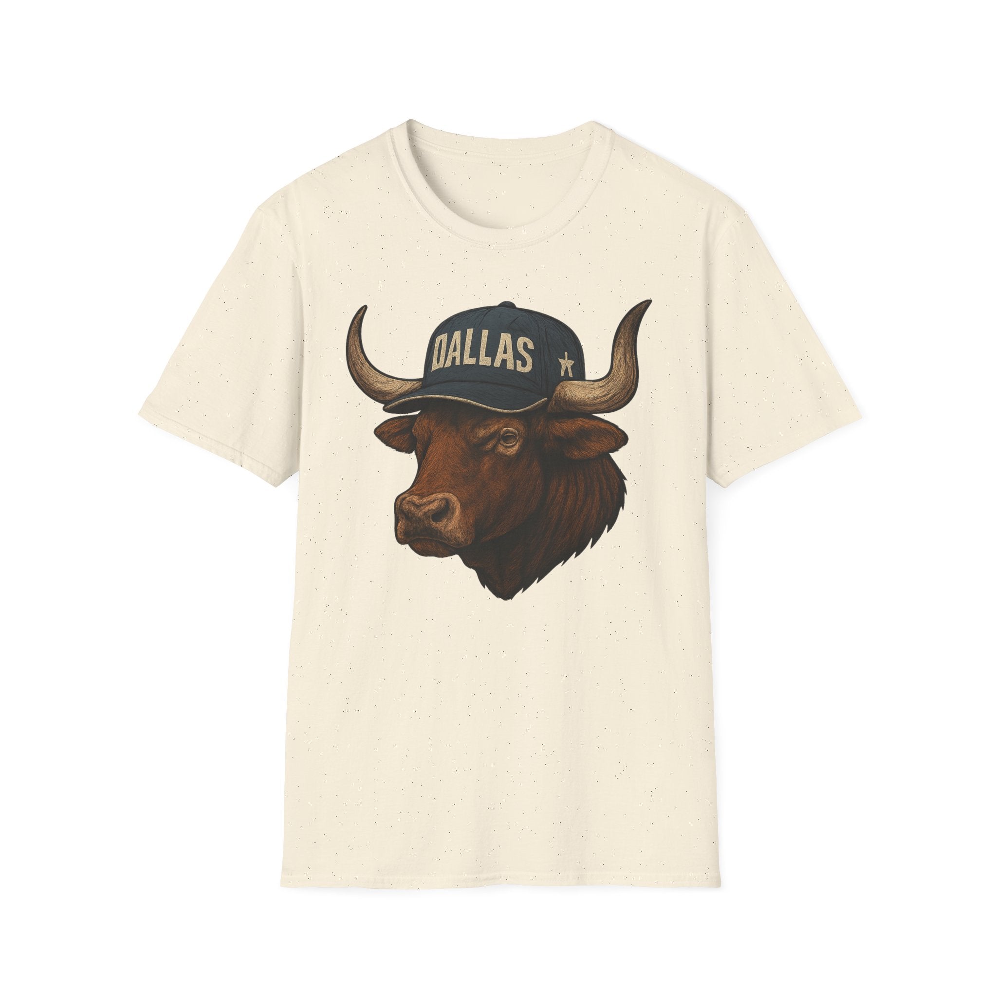 Dallas -Americas Team- T-Shirt - Longhorn Mascot-  Sports Fans