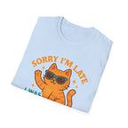 Cat Lover T-Shirt - Funny Retro Graphic Tee for Cats Lovers, Humor Gift for Pet Owners, Ideal for Birthdays or Casual Wear