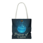 Potion of Calm Tote Bag | D&D Inspired Bag | Fantasy RPG Gift | Witchy Aesthetic Eco Bag, Magical Gift for Relaxation,  Witchy Aesthetic