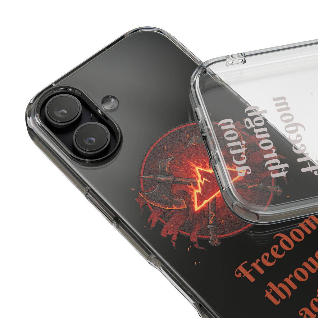 Red Mana Magic The Gathering Inspired Design - Impact-Resistant Phone Case