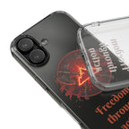 Red Mana Magic The Gathering Inspired Design - Impact-Resistant Phone Case