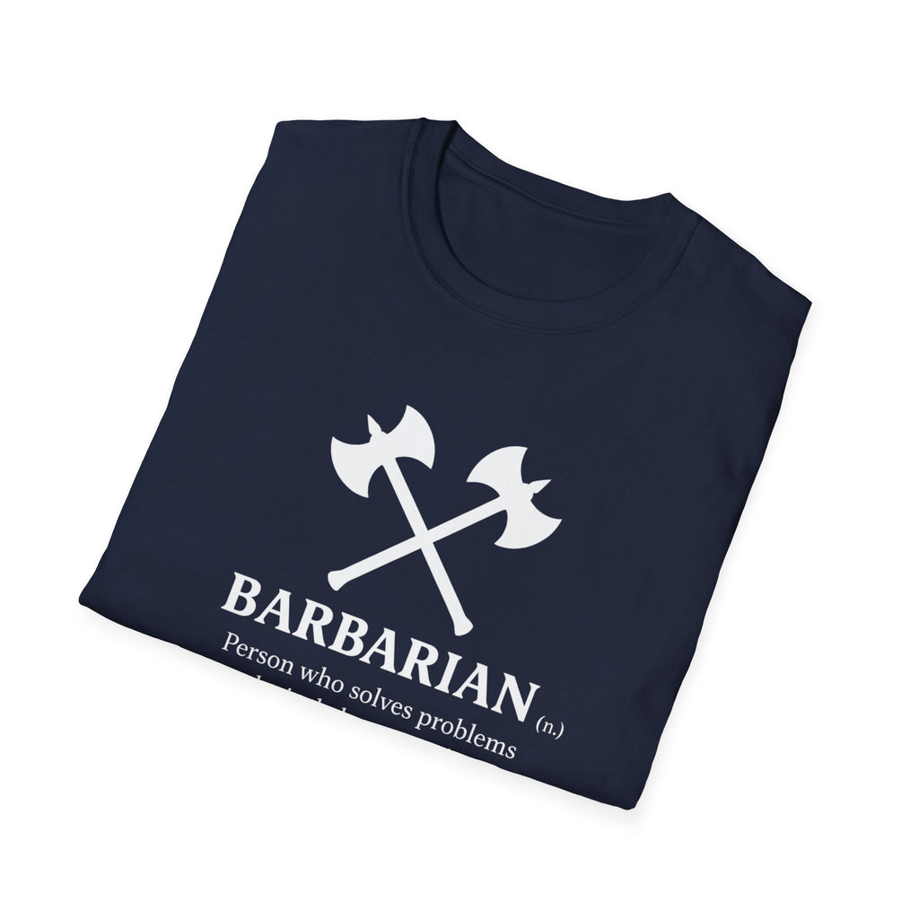 Barbarian Definition T-Shirt - Funny DnD Tabletop RPG Tee, Humor Tee, Gift for Friends, Funny Shirt, Casual Wear, Meme Lover Apparel