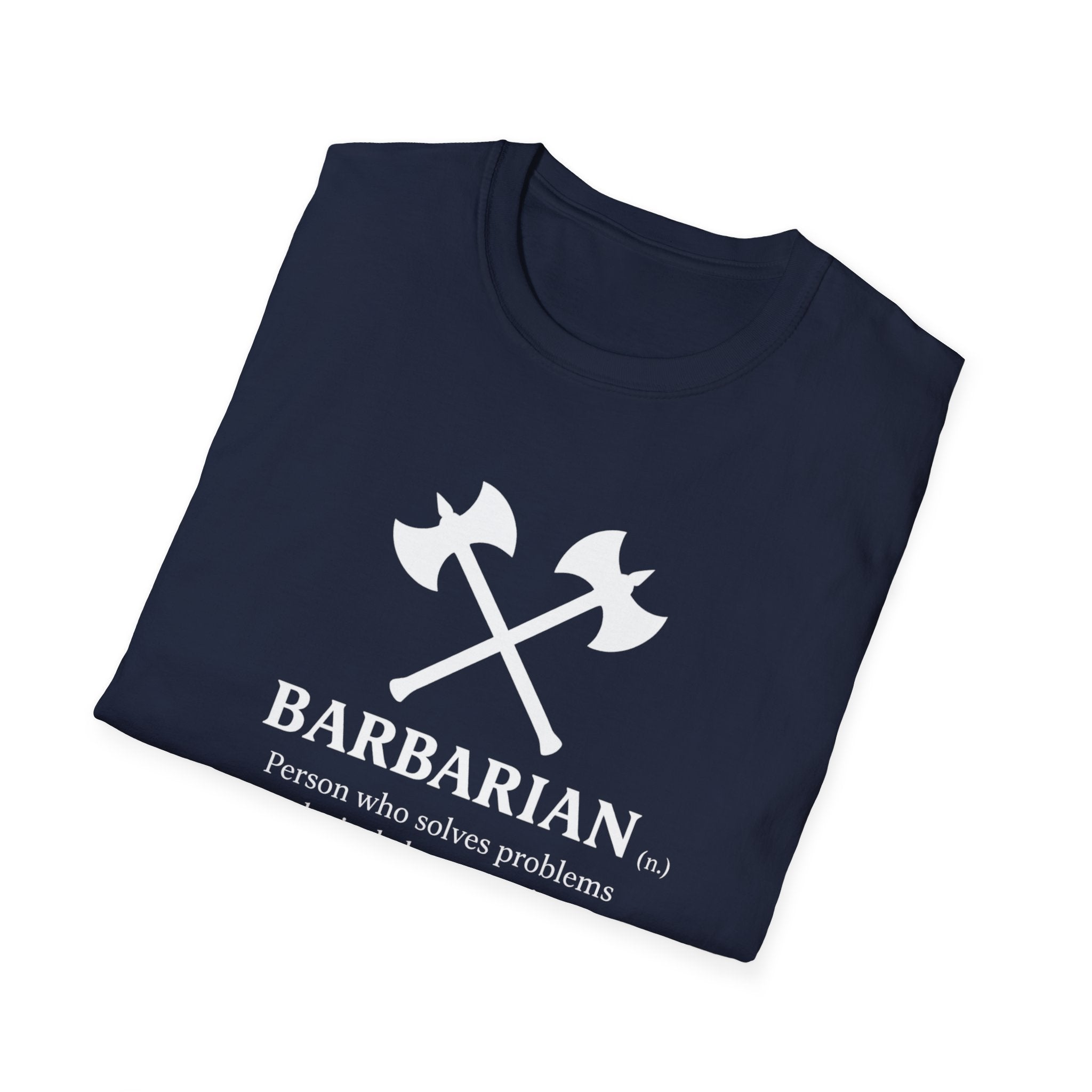 Barbarian Definition T-Shirt - Funny DnD Tabletop RPG Tee, Humor Tee, Gift for Friends, Funny Shirt, Casual Wear, Meme Lover Apparel