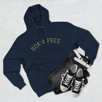 Adventure-Inspired Fleece Hoodie, Roam Free, Cozy Outdoor Apparel, Great for Camping, Travel, Nature Lovers, Gift Idea