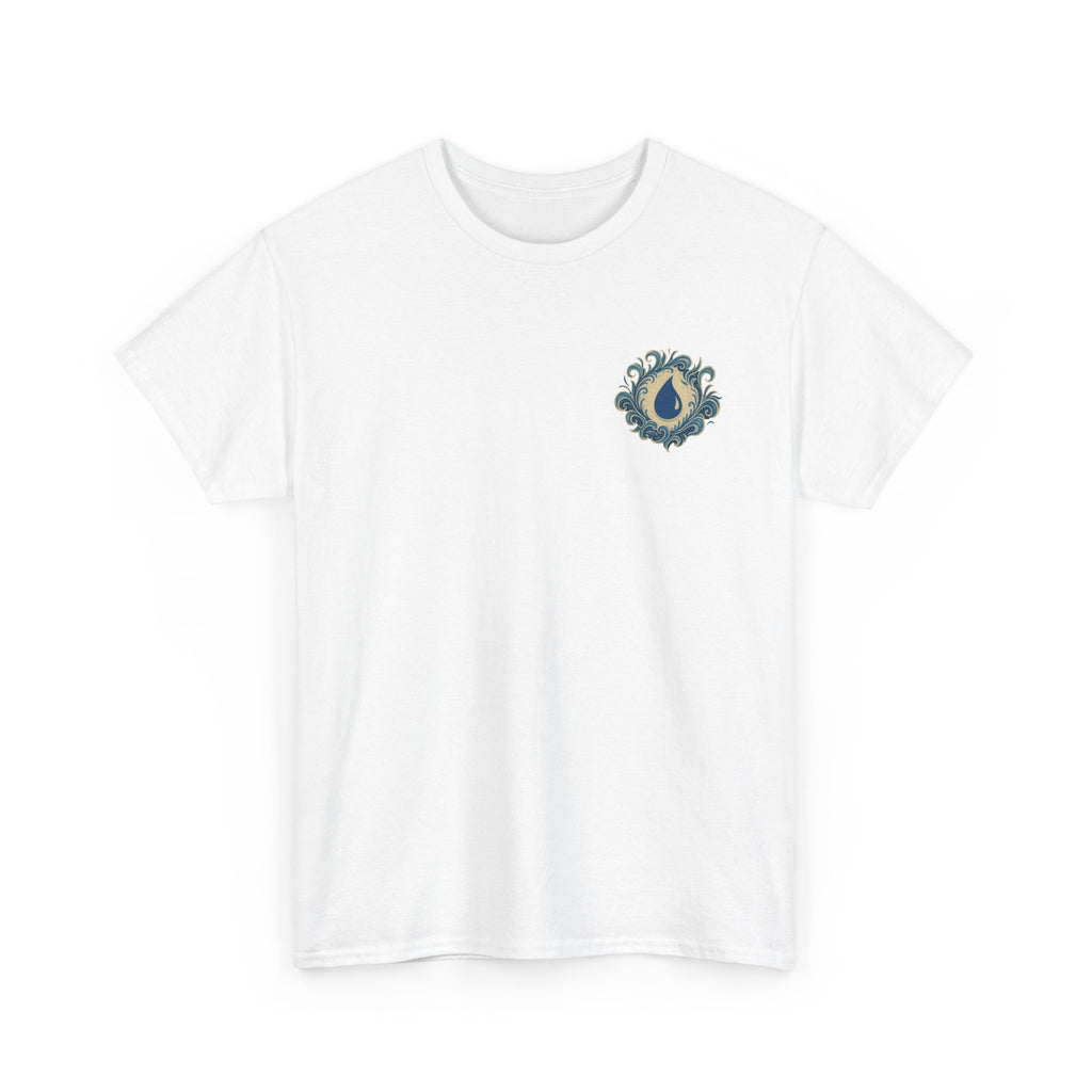 Blue Mana Emblem T-Shirt — Knowledge • Control • Foresight • Perfection