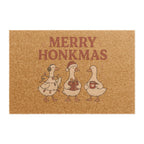 Merry Honkmas Doormat | Funny Goose Christmas Welcome Mat | Holiday Porch Decor | Farmhouse Mat | Holiday Entry Rug, Fun Outdoor Welcome Mat