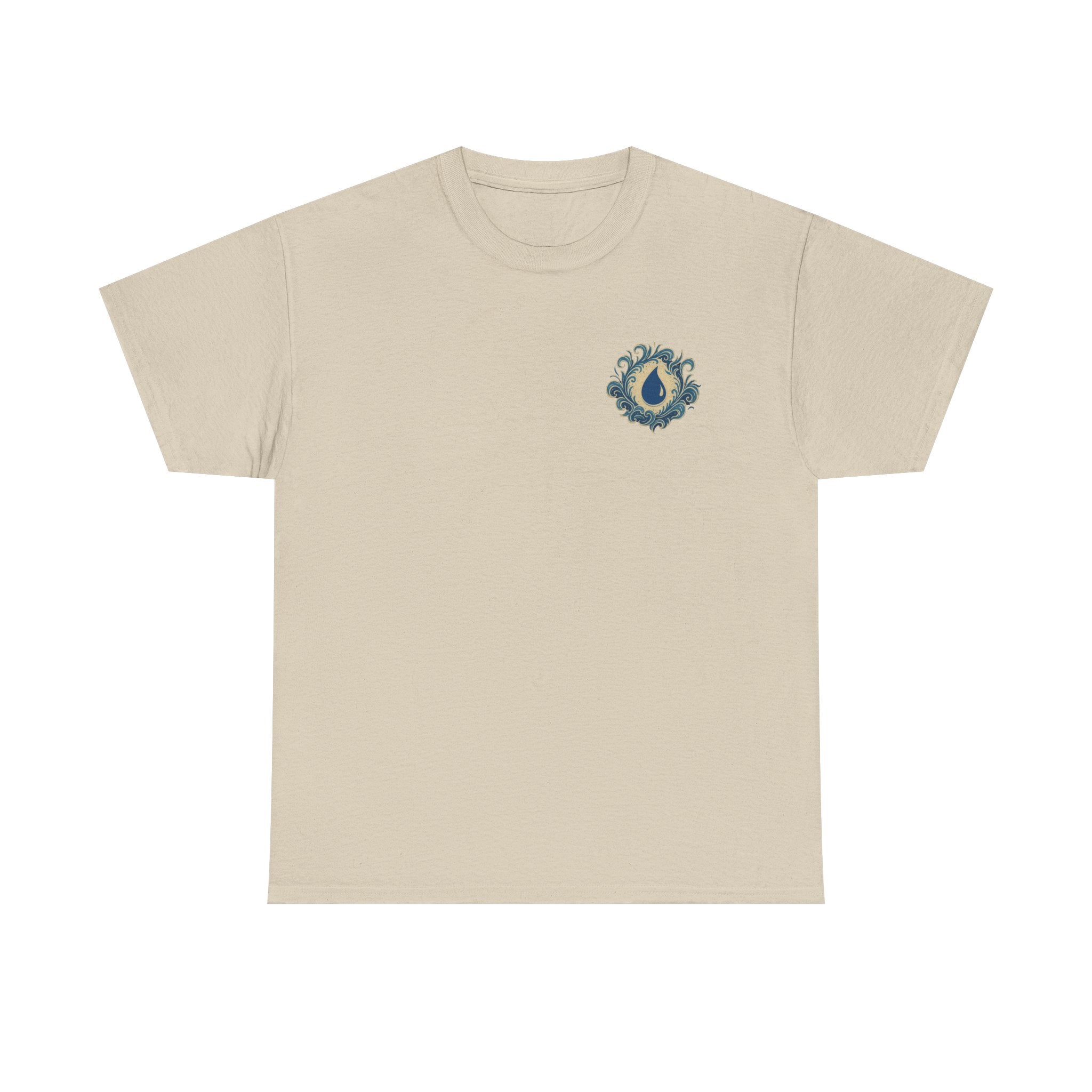 Blue Mana Emblem T-Shirt — Knowledge • Control • Foresight • Perfection