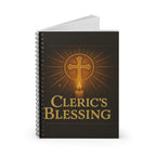 Cleric's Blessing Spiral Notebook - Inspirational Journal, RPG Journal, Sketchbook, Battle Planner, Dungeons & Dragons
