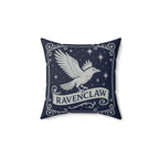 Ravenclaw Pillow | Square Throw Pillow, Navy Blue Crest