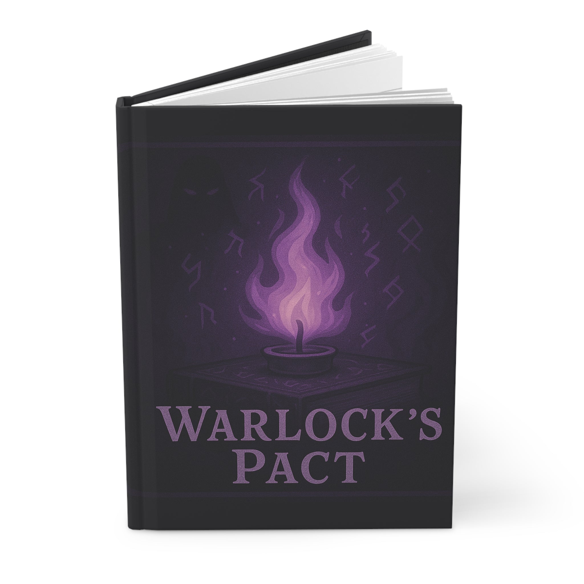 Warlock's Pact Hardcover Journal - Tabletop RPG Diary, D&D Campaign Notebook, Battle Notebook, Game Master Journal, RPG Campaign Log