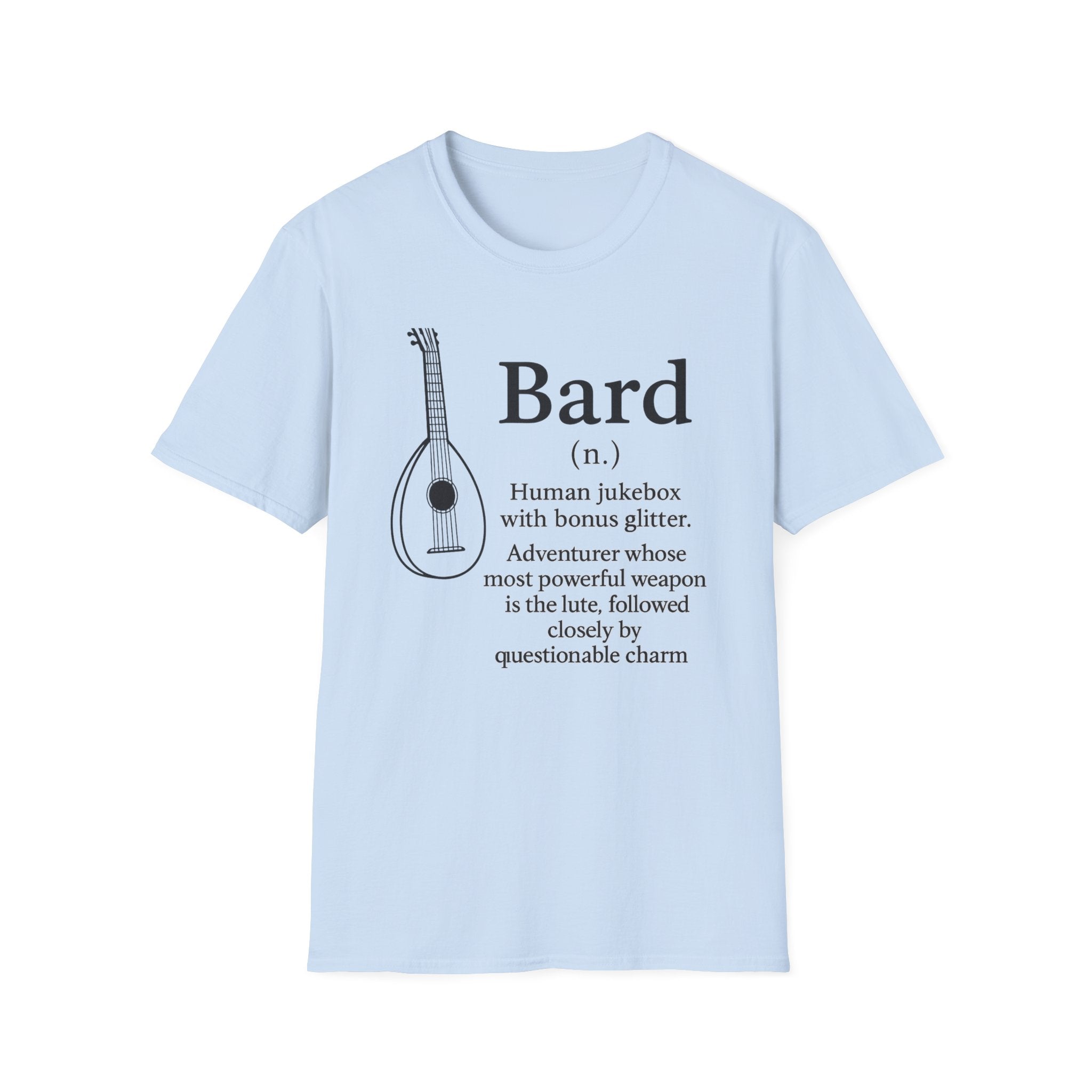 Bard Class T-Shirt - Funny Dungeons & Dragons Tee