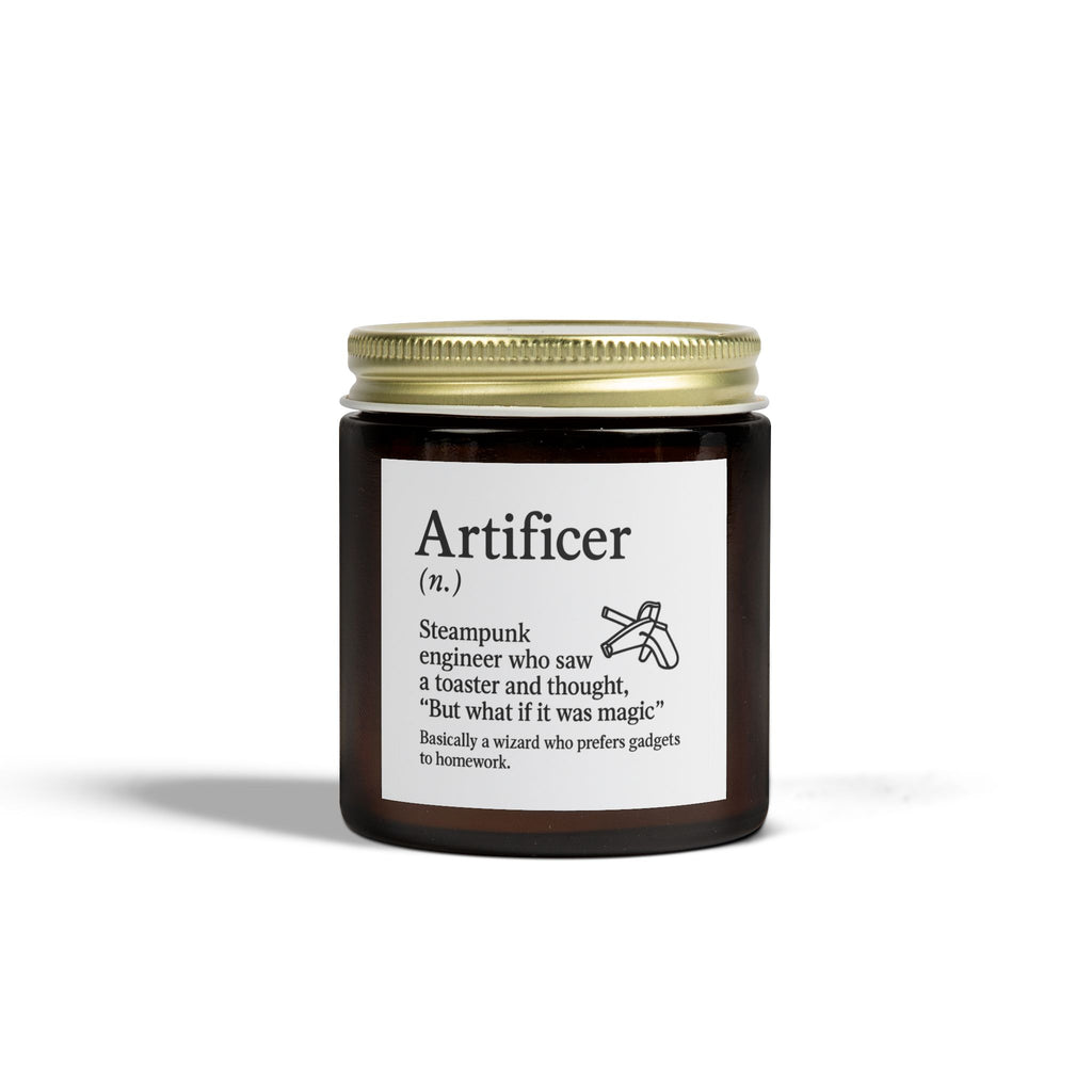 Artificer Dungeons and Dragons Candle, RPG Gift, Fantasy Candle, DnD Candle, Coconut Apricot Wax Candle