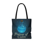 Potion of Calm Tote Bag | D&D Inspired Bag | Fantasy RPG Gift | Witchy Aesthetic Eco Bag, Magical Gift for Relaxation,  Witchy Aesthetic