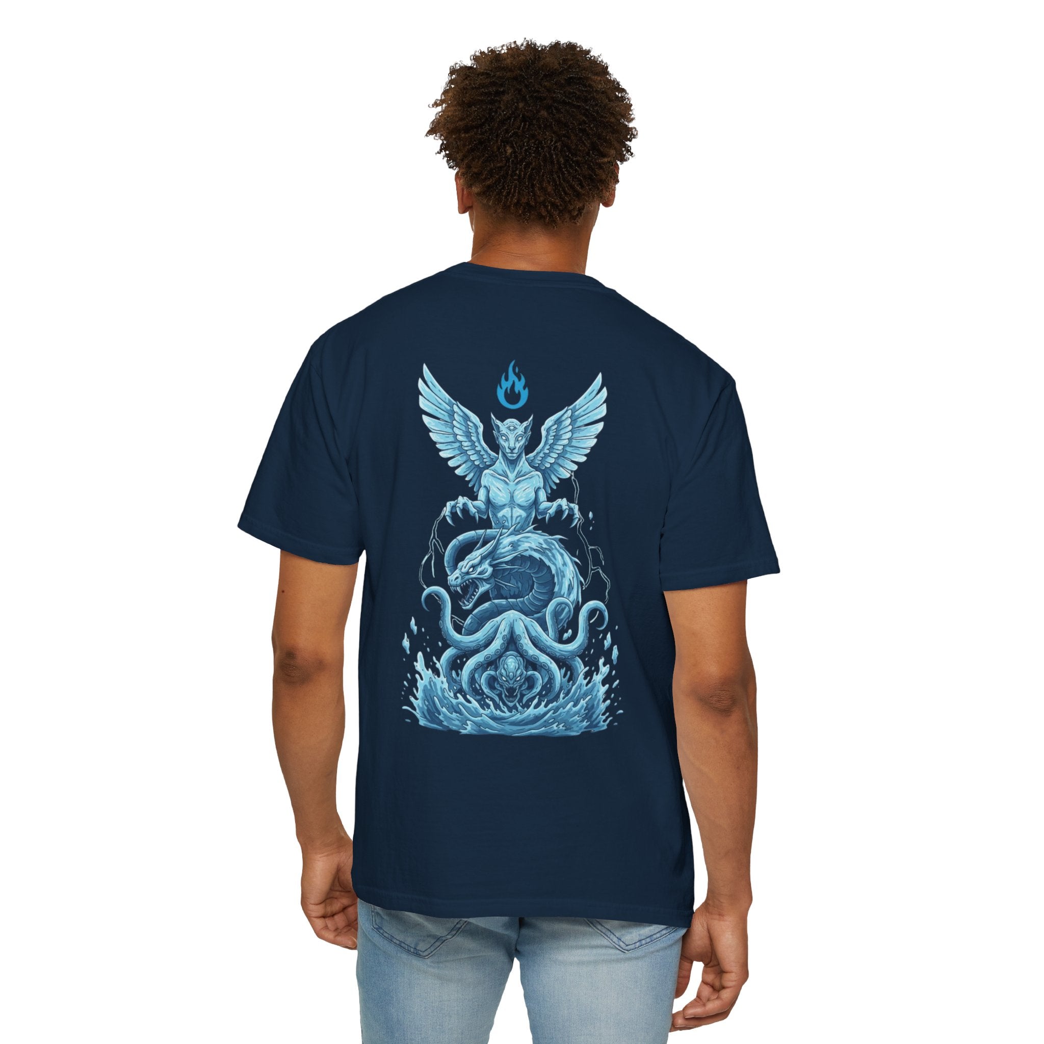 Blue Mana Magic T-shirt — Magic The Gathering Inspired Tee