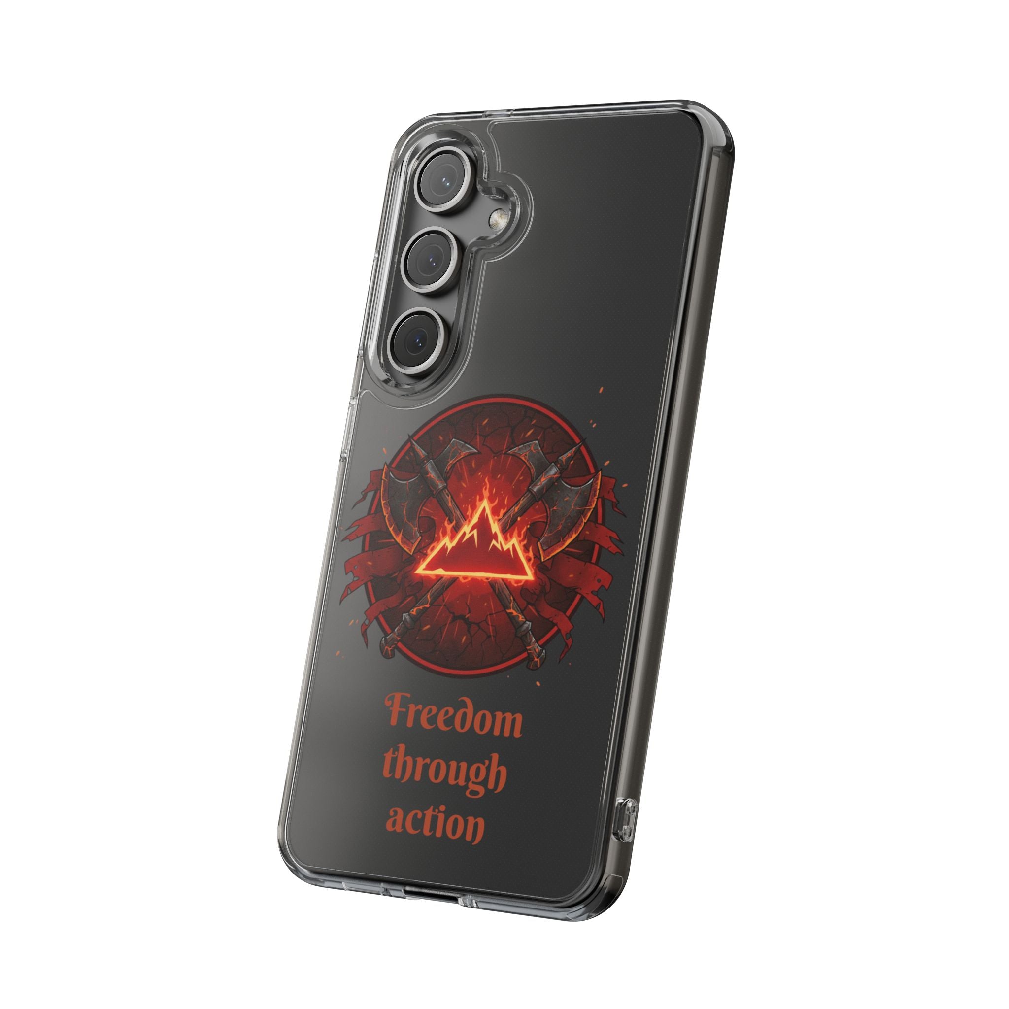 Red Mana Magic The Gathering Inspired Design - Impact-Resistant Phone Case
