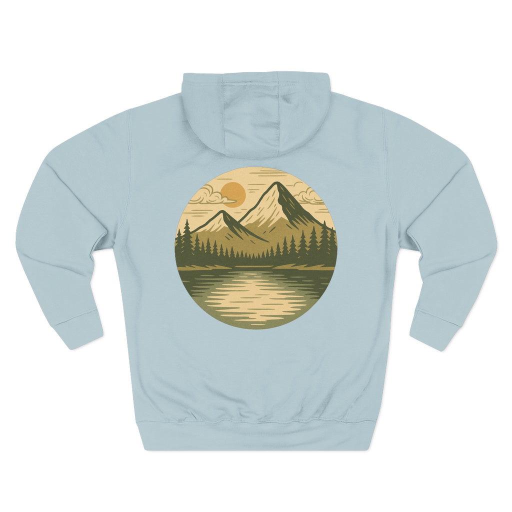 Adventure-Inspired Fleece Hoodie, Roam Free, Cozy Outdoor Apparel, Great for Camping, Travel, Nature Lovers, Gift Idea