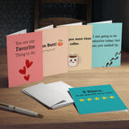 Sassy & Sweet Humorous Greeting Cards (5-Pack)
