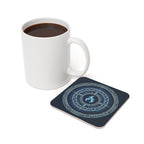 Blue Mana MTG Cork Coaster — Round Heat-Resistant Drink Coaster