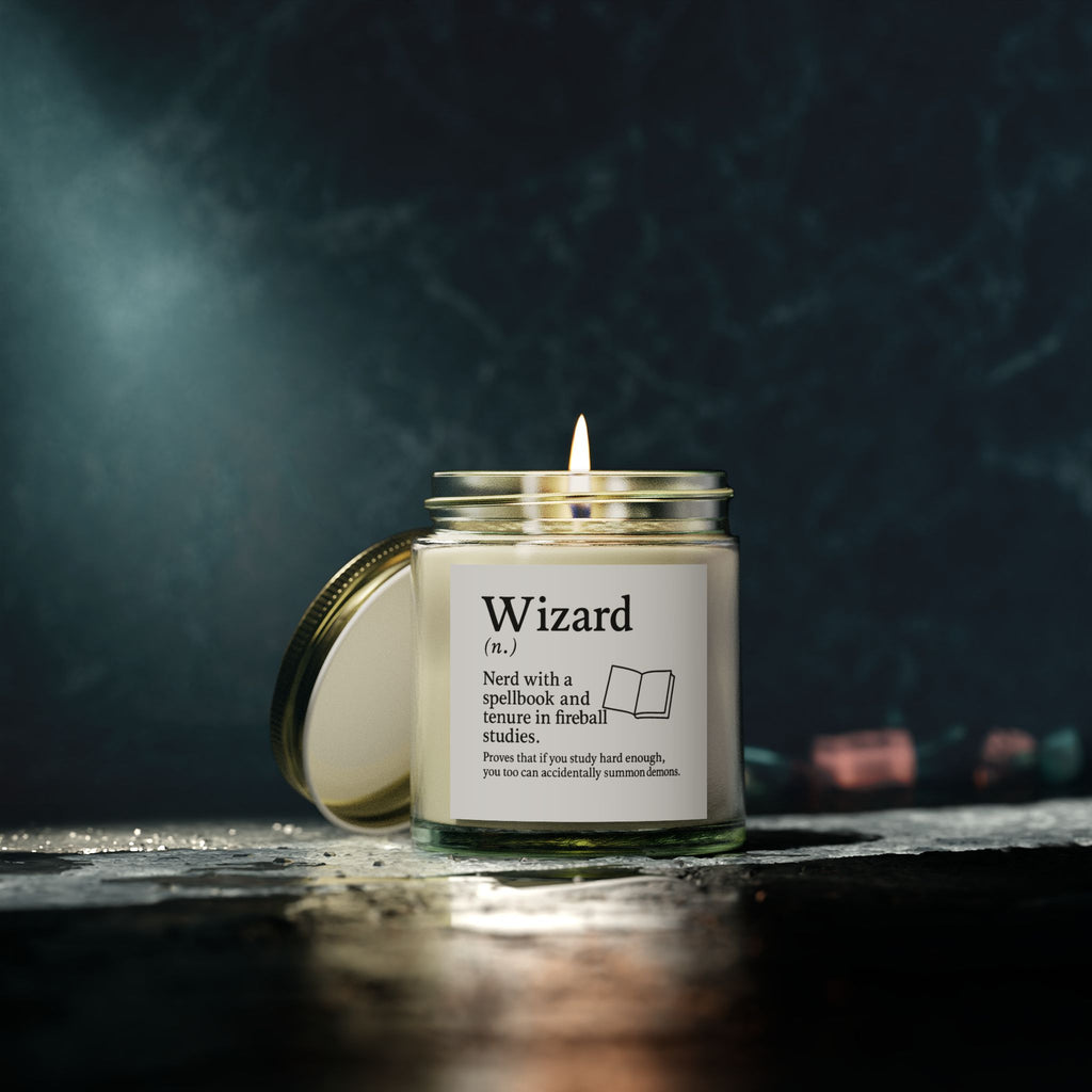 Wizard | Dungeons & Dragons Inspired Candle | Nerd Gift | RPG Candle | Tabletop Gift | Funny Fantasy Decor