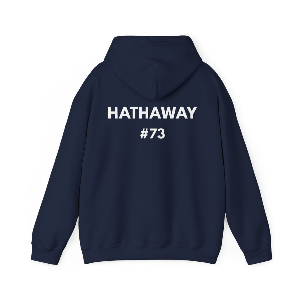 Football Player Personalized Hoodie - Custom Name & Number