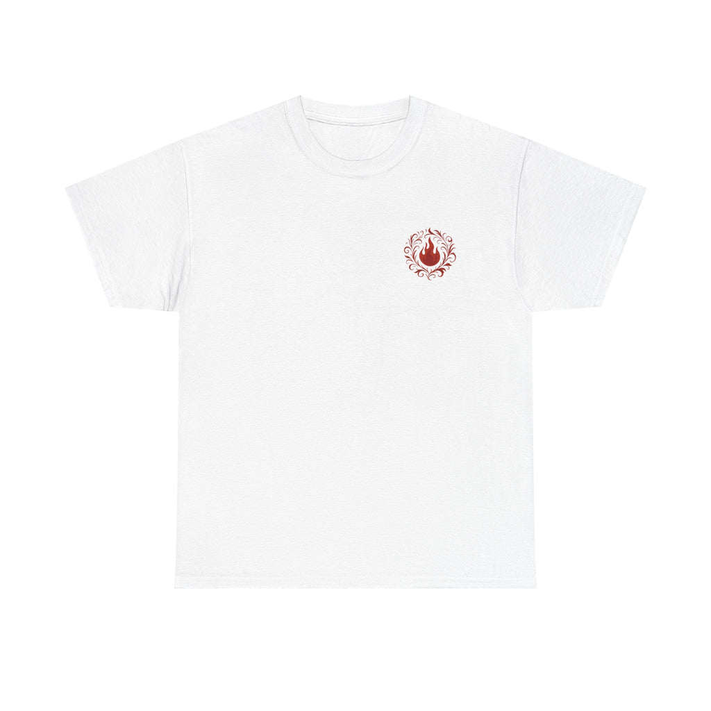 Red Mana Emblem T-Shirt — Impulse • Chaos • Passion • Destruction