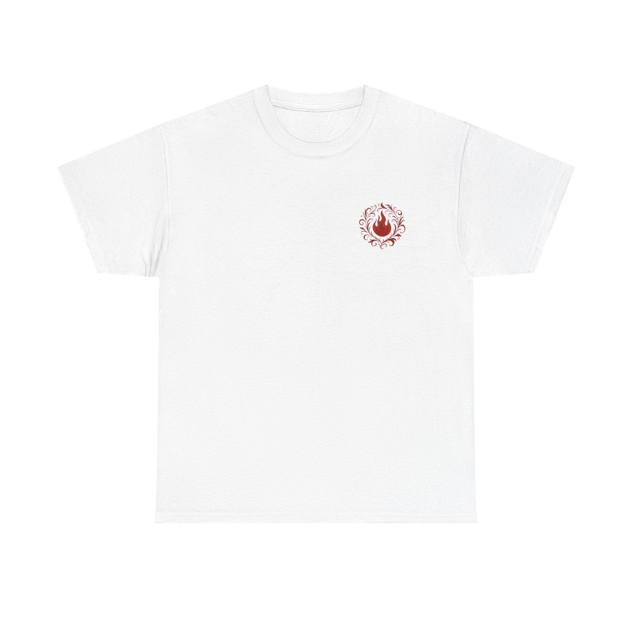 Red Mana Emblem T-Shirt — Impulse • Chaos • Passion • Destruction